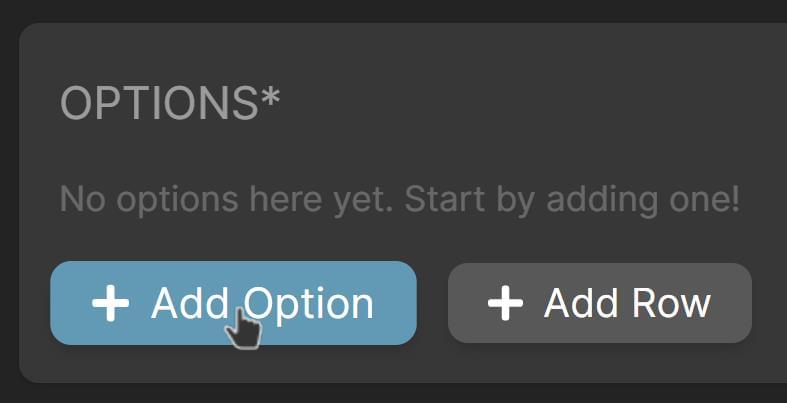 Example of adding a new option